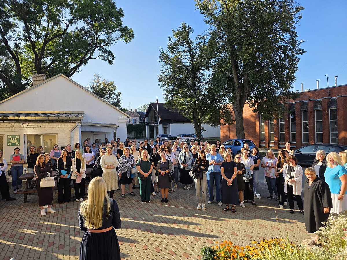 Jaunā studiju gada atklāšana LU Bauskas filiālē. Jaunā studiju gada atklāšana LU Bauskas filiālē - kopskats.