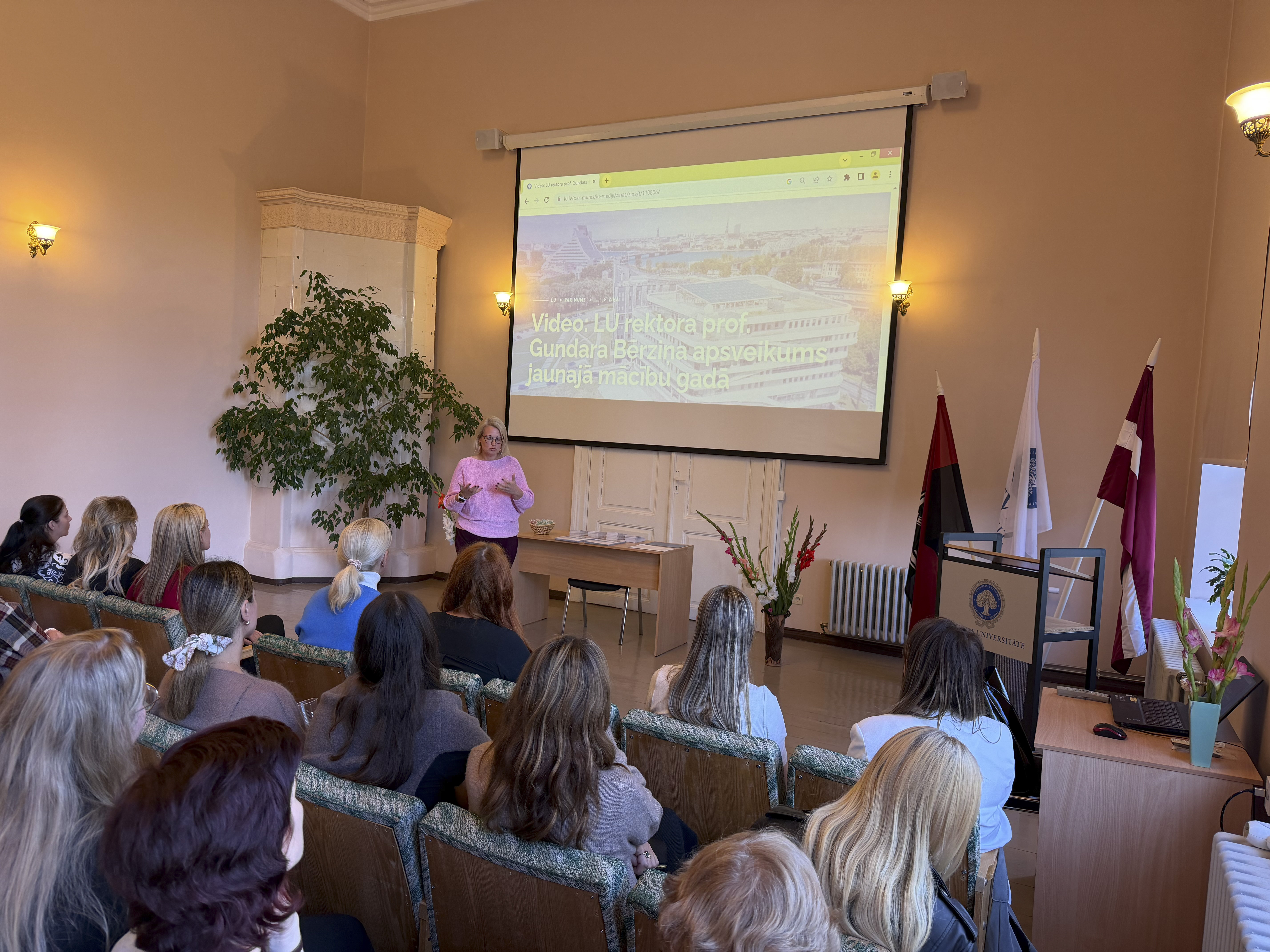 LU Kuldīgas filiālē atklāj jauno studiju gadu
